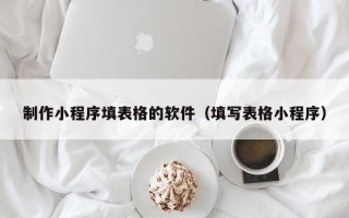辽宁制作小程序填表格的软件（填写表格小程序）